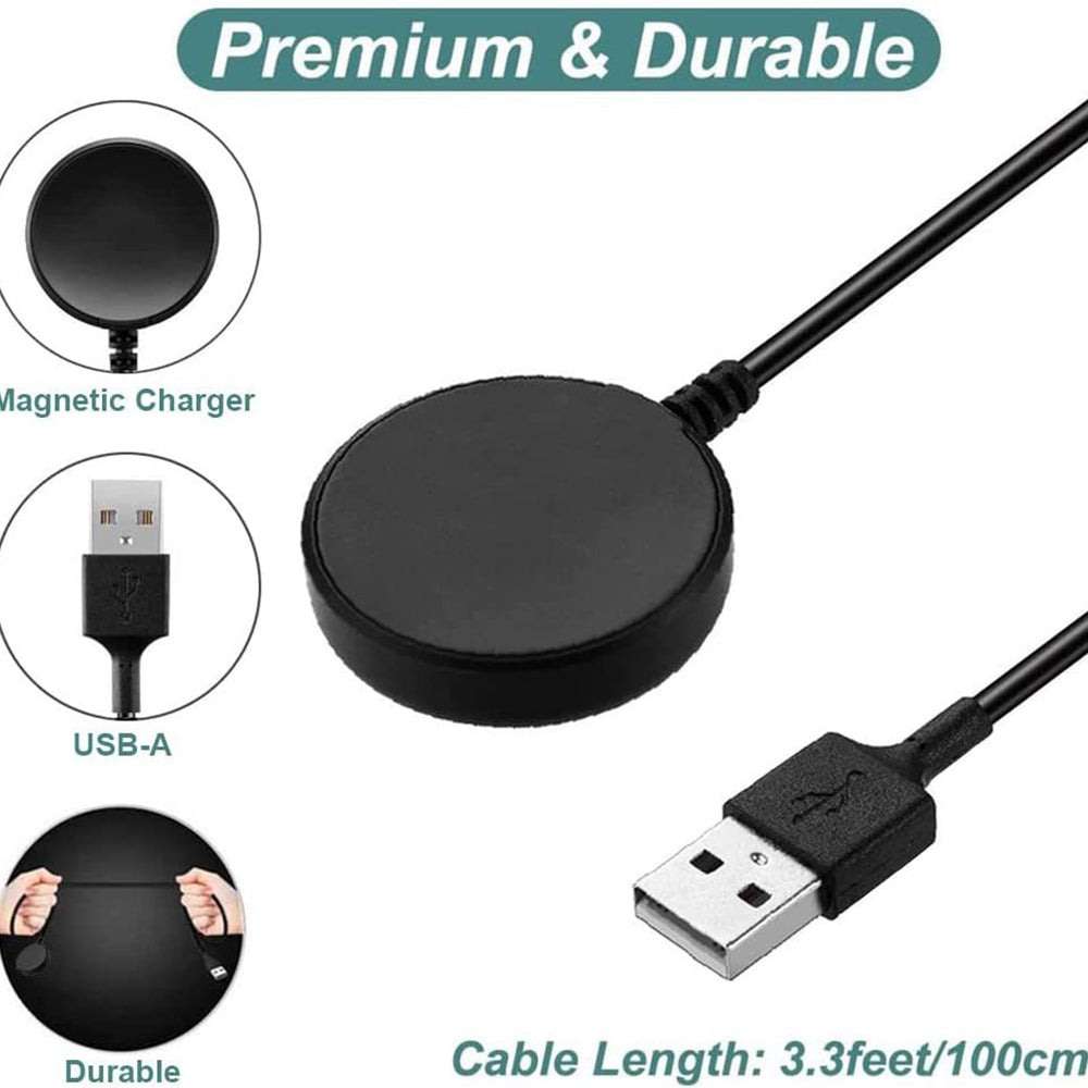 Bežični punjač Techsuit TSC11 za Samsung Galaxy Watch seriju, USB-A, Crna