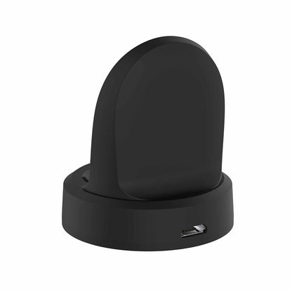 Bežični punjač Techsuit TSC3 za Samsung Galaxy Watch Series, USB-A, Crni