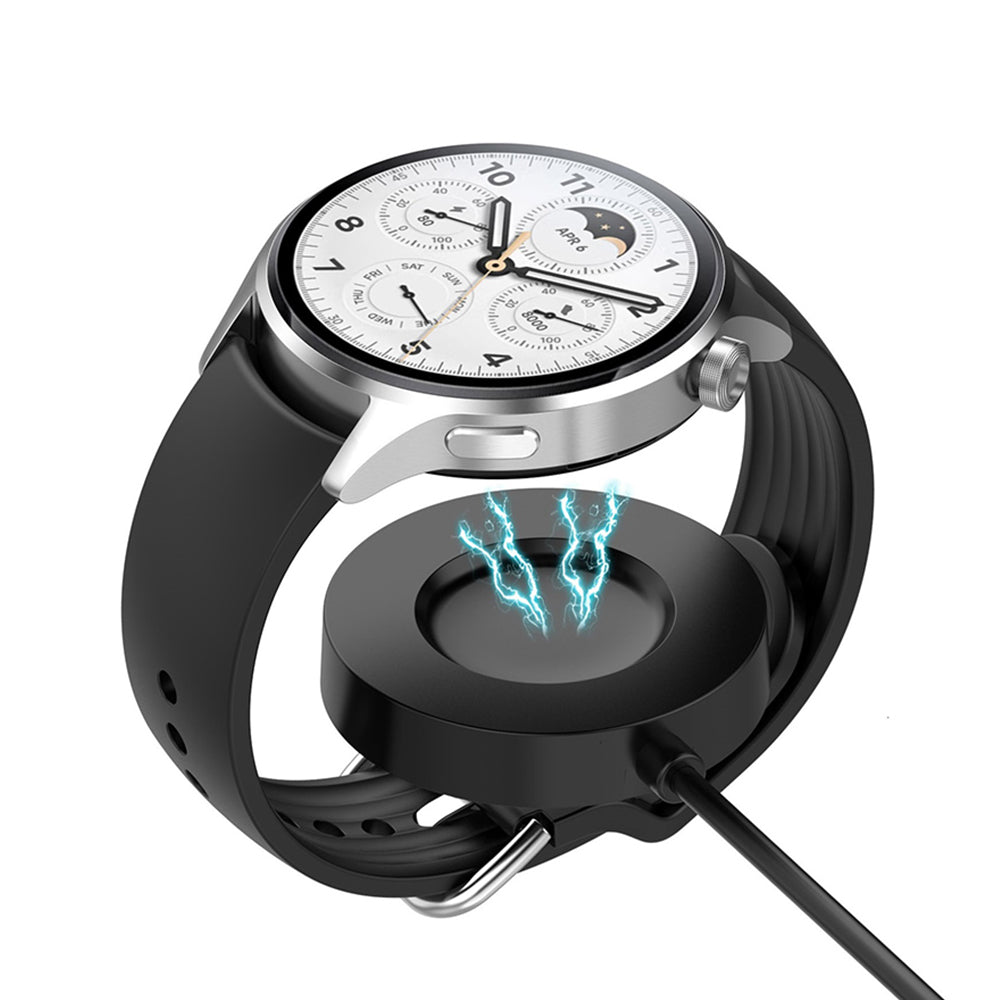 Bežični punjač Techsuit TXC6 za Xiaomi Watch S1 Pro, USB-A, Crni