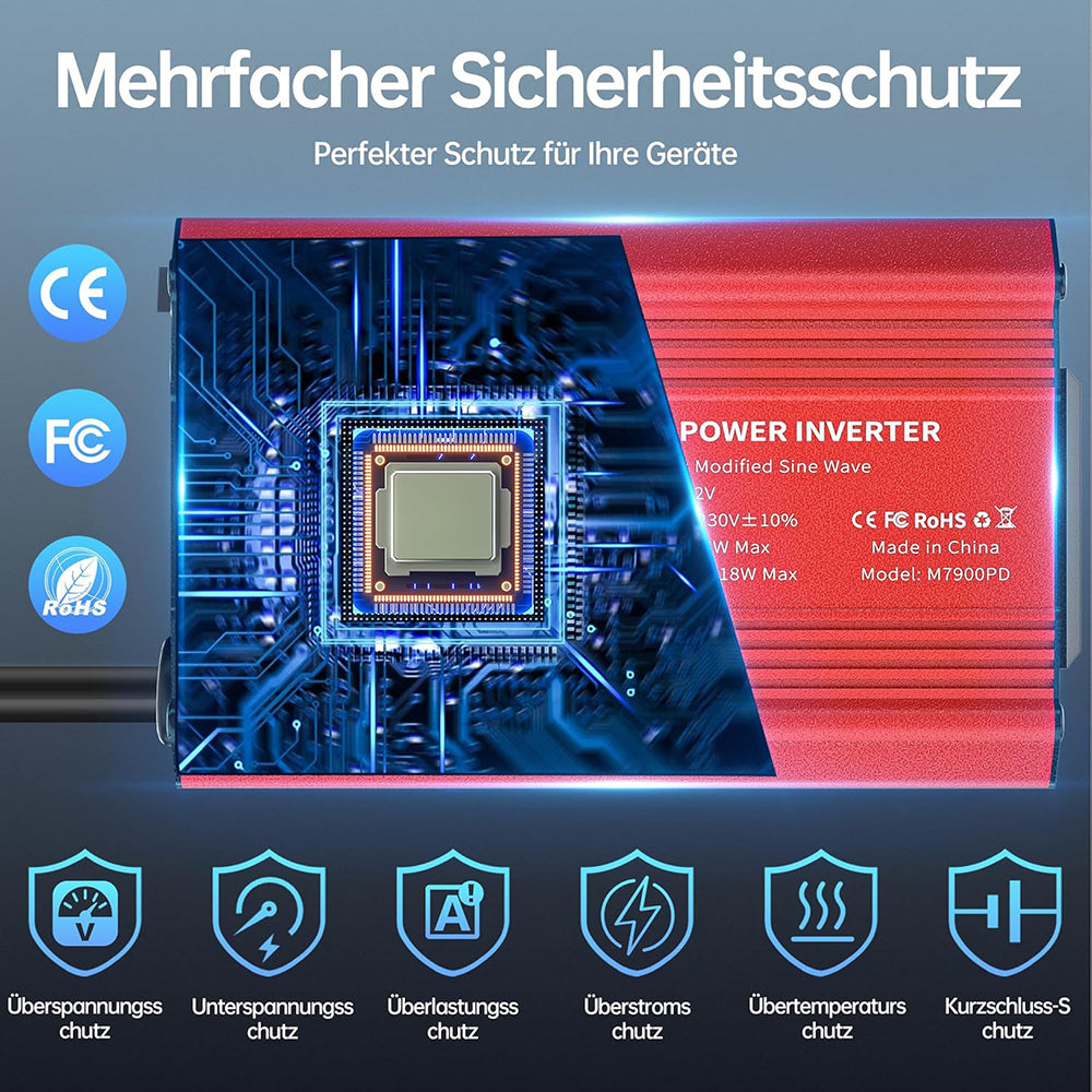 Invertor Električni Auto Techsuit FlexiCarVolt, 300W