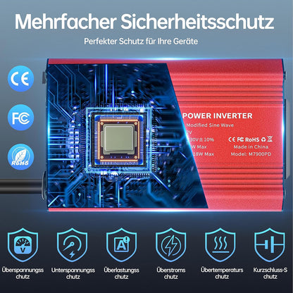 Invertor Električni Auto Techsuit FlexiCarVolt, 300W