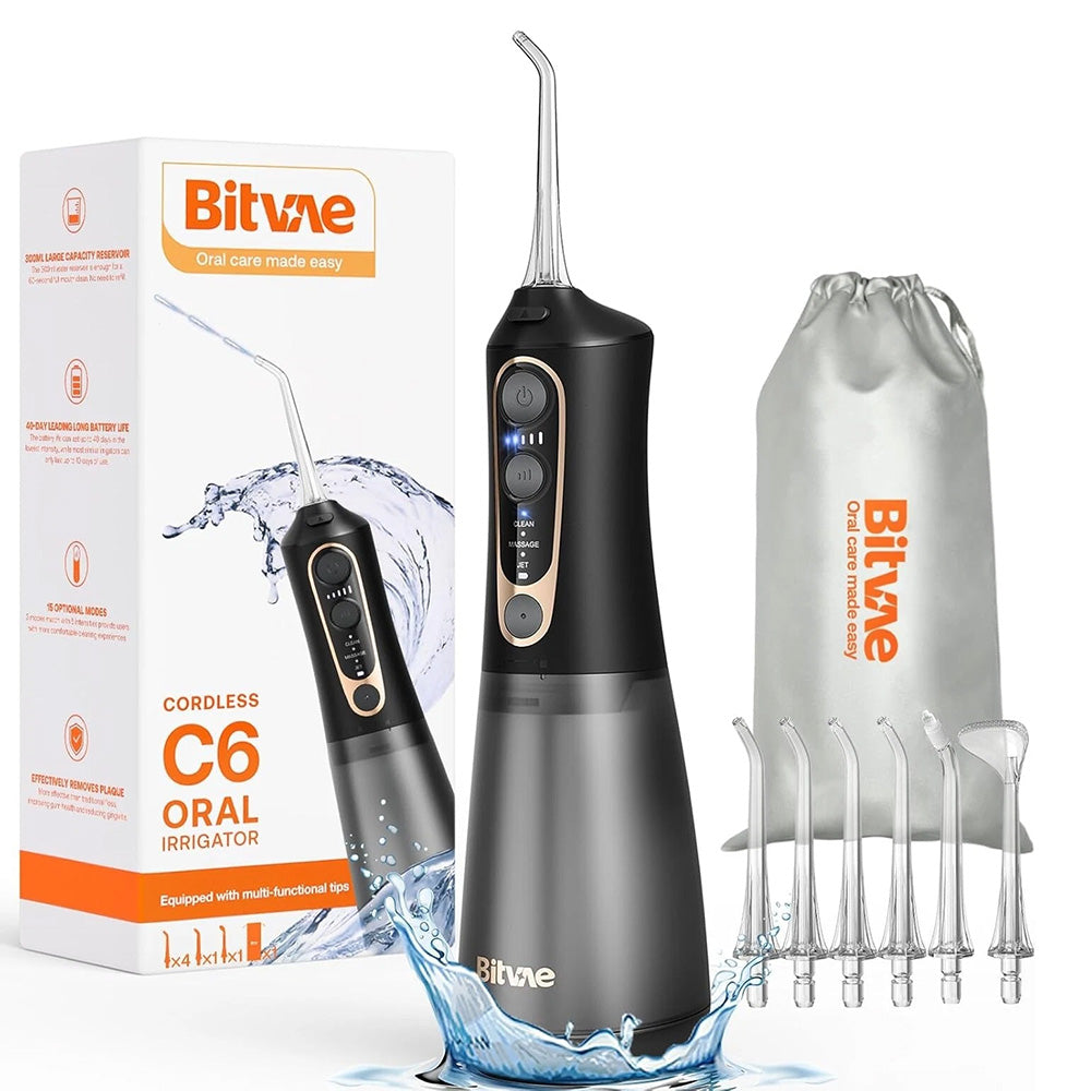 Oralni irigator Bitvae C6, Crno Zlatni