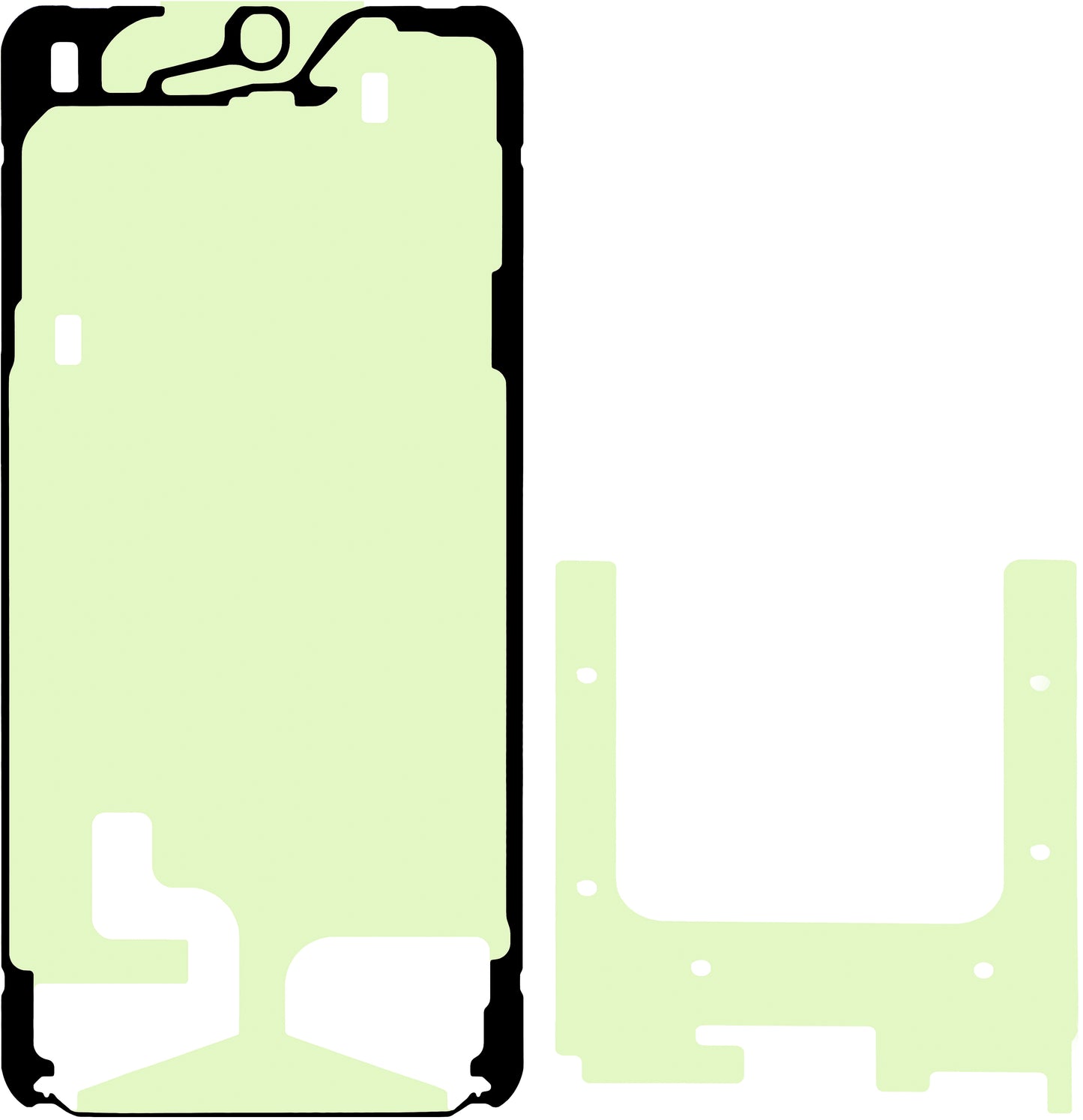 Kit Adheziv Display Samsung Galaxy S25+ S936, Service Pack GH82-36510A