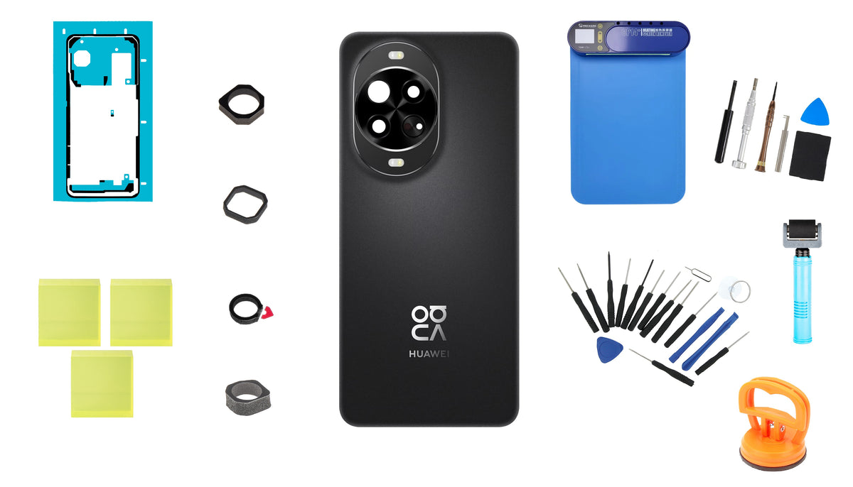 Kit Poklopac Baterije Huawei nova 14 Pro Crni Service Pack i Posvećeni Servisni Alati