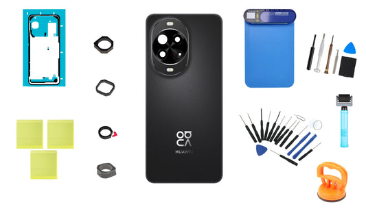 Kit Poklopac Baterije Huawei nova 14 Pro Crni Service Pack i Posvećeni Servisni Alati