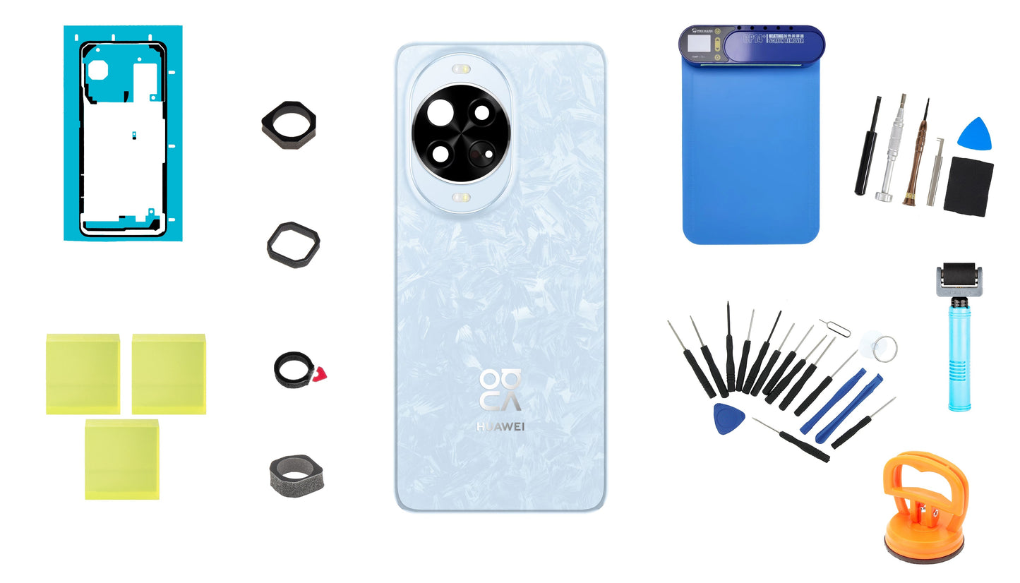 Kit poklopca baterije Huawei nova 14 Pro Crystal Blue Service Pack i posvećeni servisni alati
