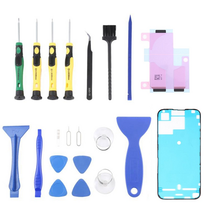 Kit za popravku Jiafa JF-8182 za zamenu baterije Apple iPhone 15 Pro Max, 21in1