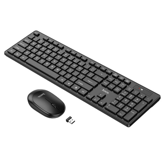 Kit Tastatura Miš Wireless HOCO GM17, Crni