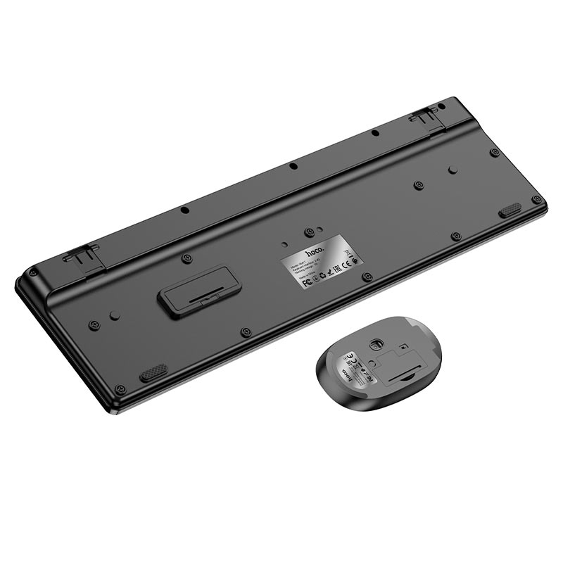 Kit Tastatura Miš Wireless HOCO GM17, Crni