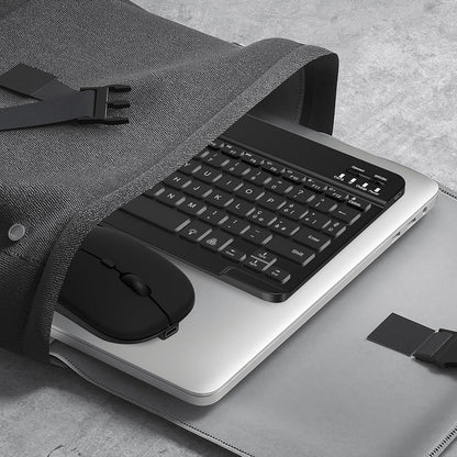 Komplet bežične tastature i miša Techsuit AirCombo WKM1, BT / Wi-Fi, Crna