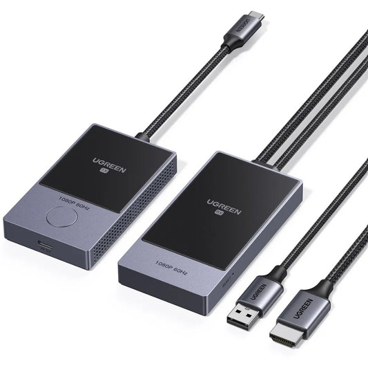 Extender Wireless HDMI UGREEN CM737, 1080P, Sivi