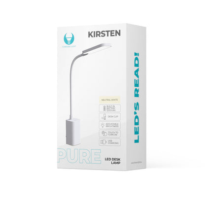 LED lampa za radni stol Forever FLB-10 Clip, 6W, 4000K, Bijela