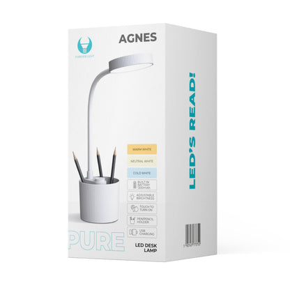 LED lampa za radni stol Forever FLB-20 Organizer, 5W, 3000K - 6000K, bijela