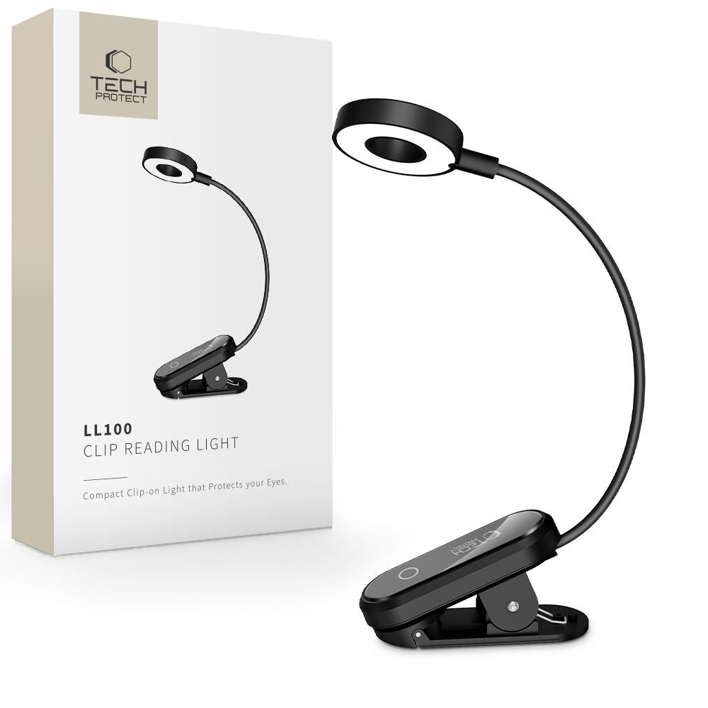Prenosiva LED lampa Tech-Protect LL100, Crna
