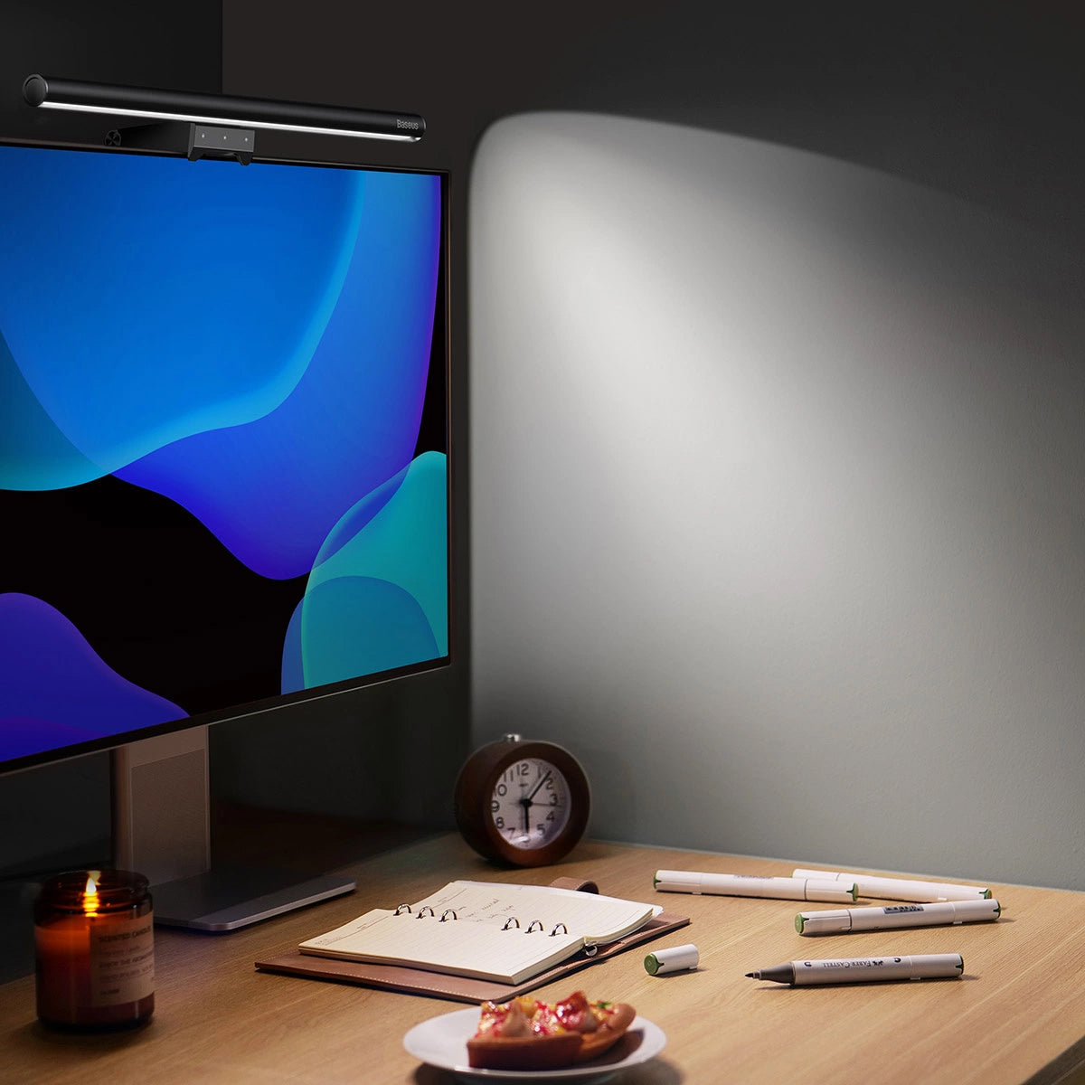 Lampa Led Monitor Baseus i-Wok2, 2700K - 6500K, Crna DGIW000101