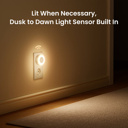 Led lampa za noćno svjetlo Yeelight Plug-in Nightlight, 0.25W, 2700K, senzor, bijela YLYYD-0021