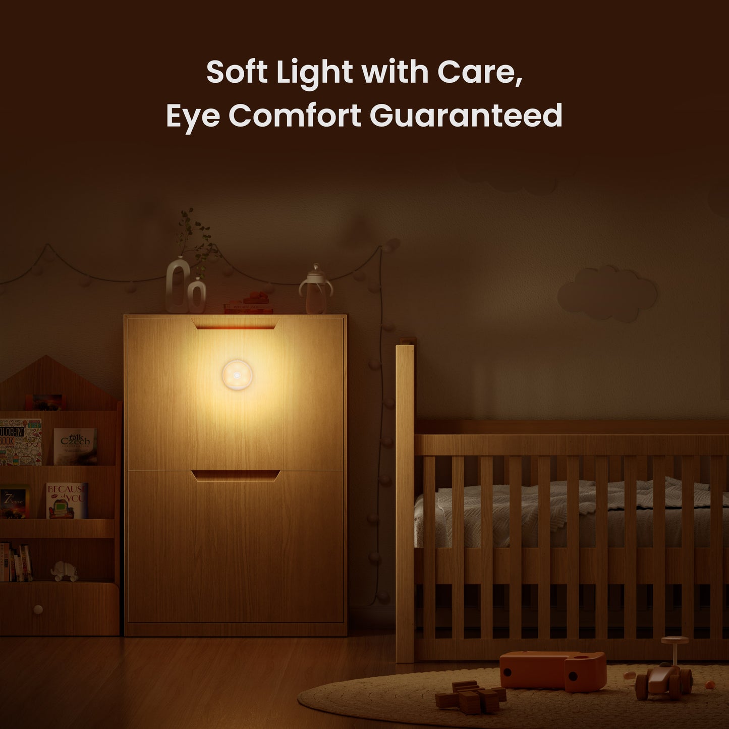 Lampa Led Veghe Yeelight Polaris 2, Senzor, Bela YLYYD-0024