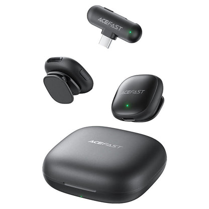 Lavalijera Acefast R1, USB-C, Set 2 komada, Crna