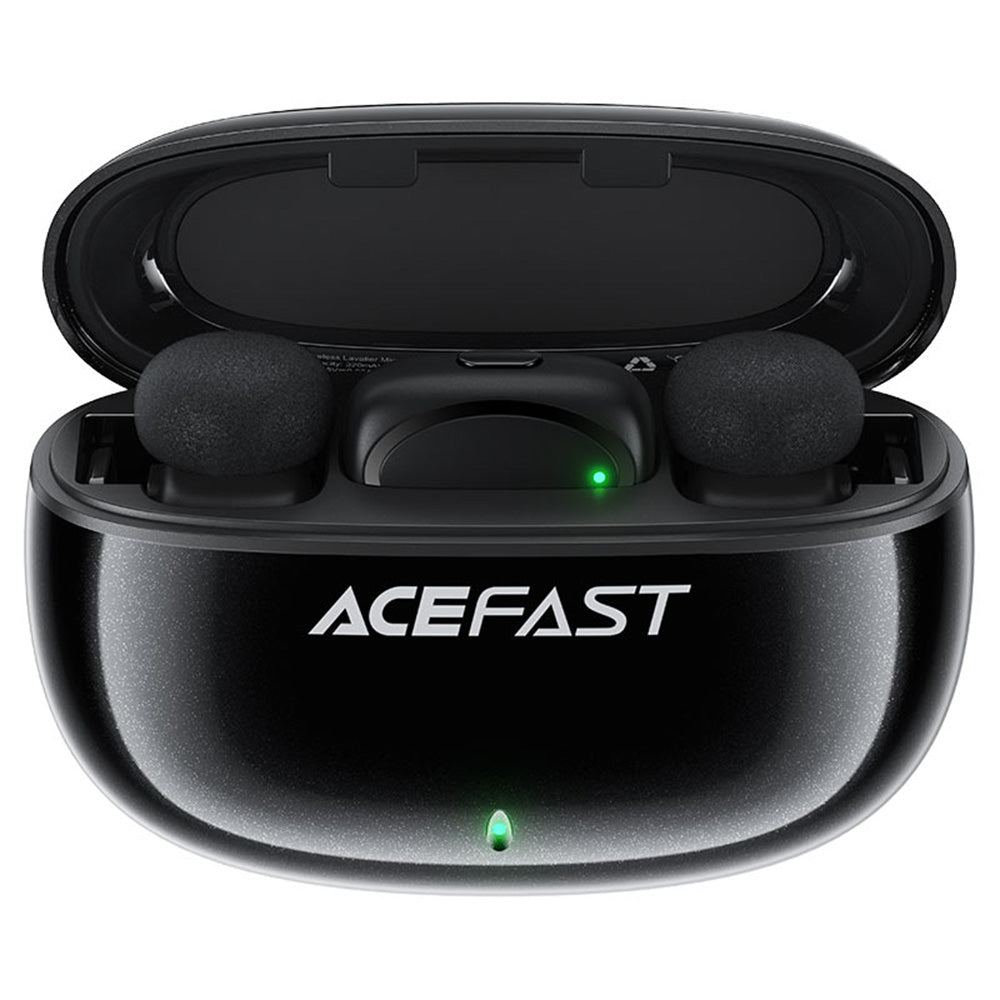 Lavalijera Acefast R2, USB-C, Set 2 komada, Crna