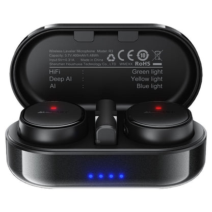 Lavalijera Acefast R3, USB-C, Set 2 komada, Crna