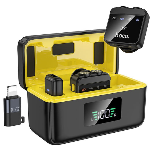 Lavaliera HOCO L17, USB-C / Lightning, Set 2 Komada, Crna