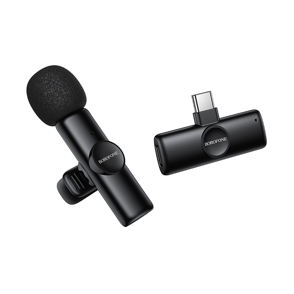 Lavalier Borofone BFK16 Winner, USB-C, Crna
