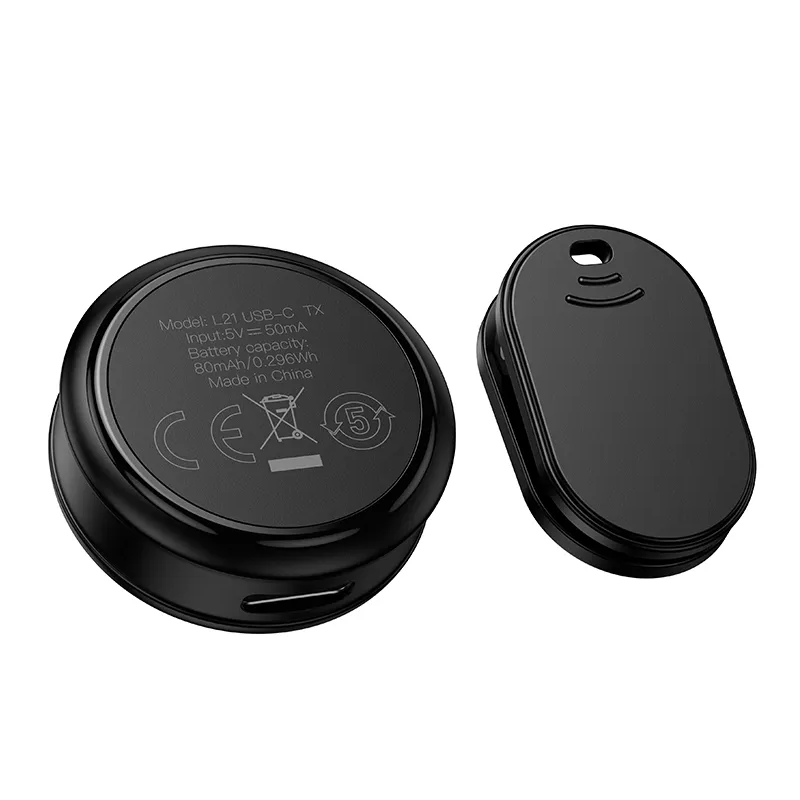 Lavalijera HOCO L21, USB-C, Crna