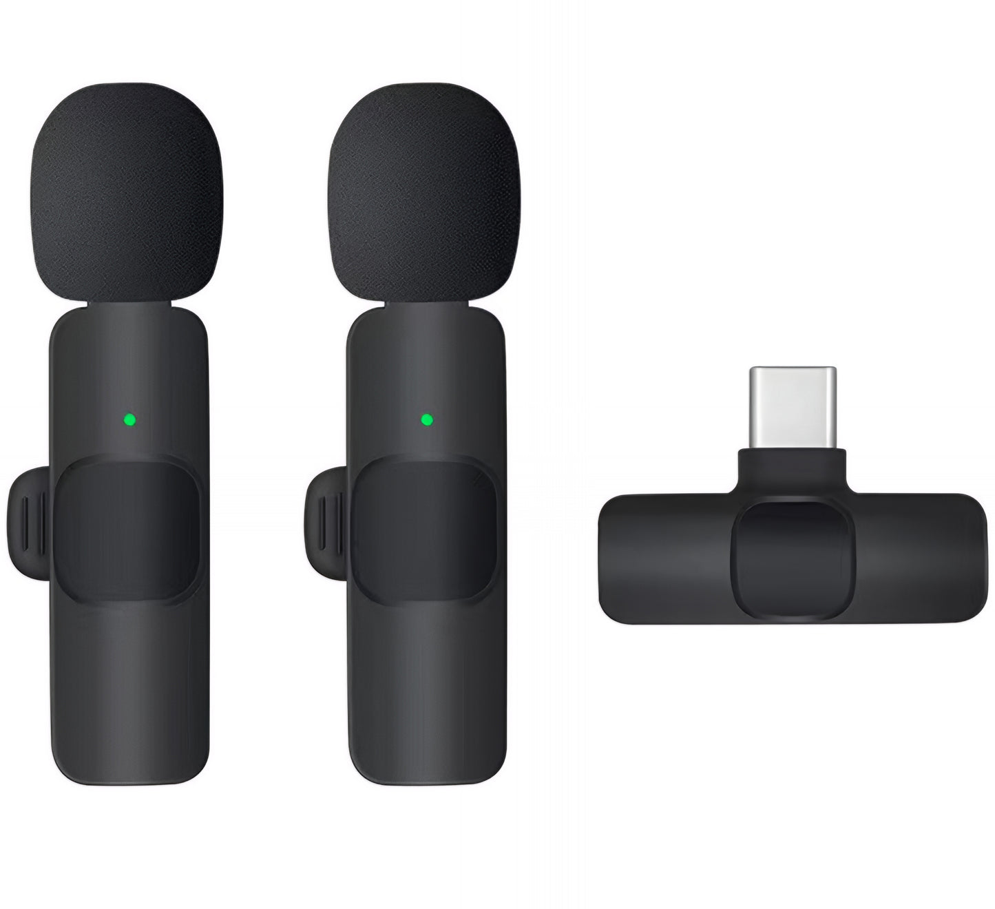 Lavalier OEM K1, USB-C, Set 2 komada, Crna