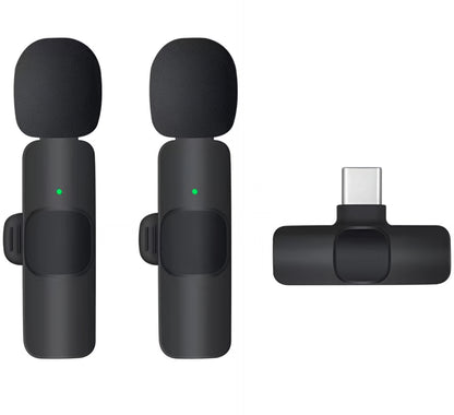 Lavalier OEM K1, USB-C, Set 2 komada, Crna