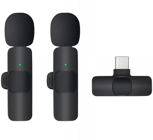 Lavalier OEM K1, USB-C, Set 2 komada, Crna