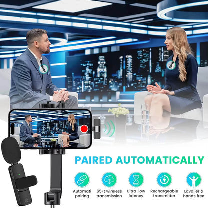 Lavaliera Techsuit LW2, USB-C, Set 2 komada, Crna