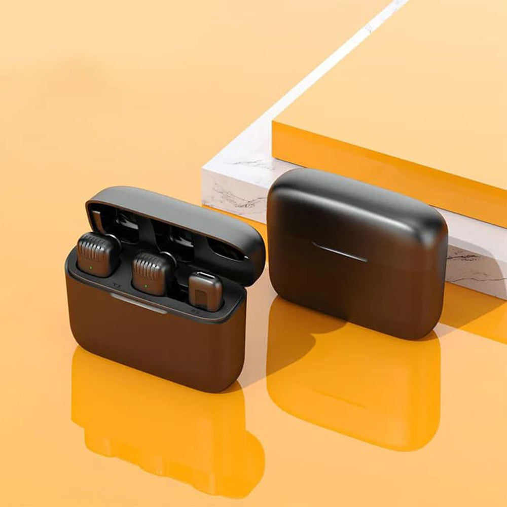 Lavalier Techsuit LW4, USB-C, Set 2 komada, Crna