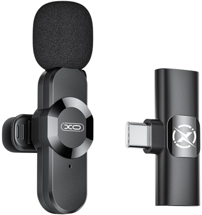Lavaliera XO Design MC13, USB-C / Lightning, Crna