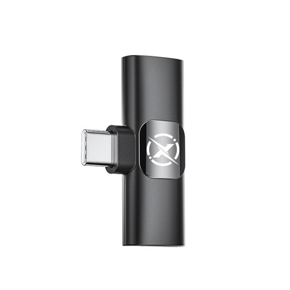 Lavaliera XO Design MC13, USB-C / Lightning, Crna