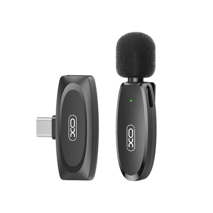 Lavaliera XO Design MKF08A, USB-C, Crna