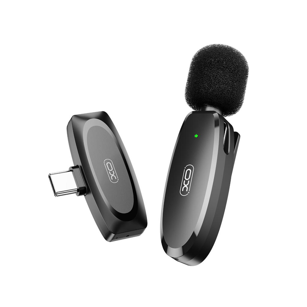 Lavaliera XO Design MKF08A, USB-C, Crna