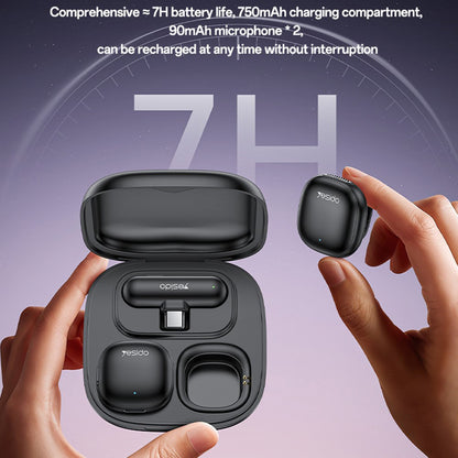 Lavaliera Yesido KR20, Lightning, Set 2 komada, Crna