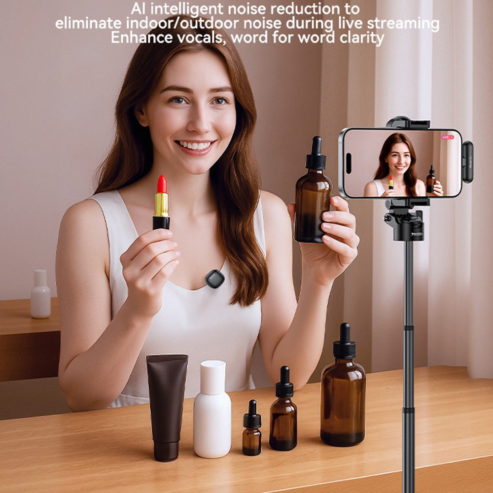 Lavaliera Yesido KR21, USB-C, Set 2 komada, Crna