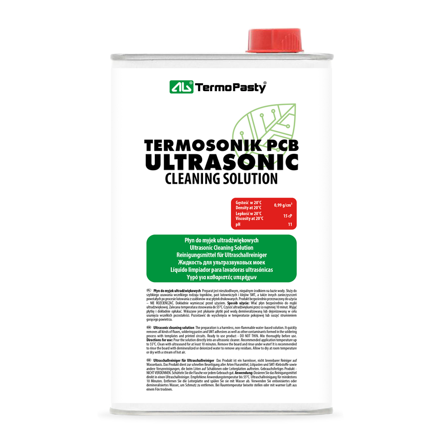 Tečnost za čišćenje ultrazvukom AG Termopasty za PCB ploču, 1l ART.AGT-200
