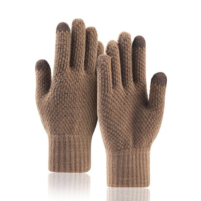 Zimske Taktile Rukavice za Muškarce Techsuit ST0013, Veličina 22cm, Braon