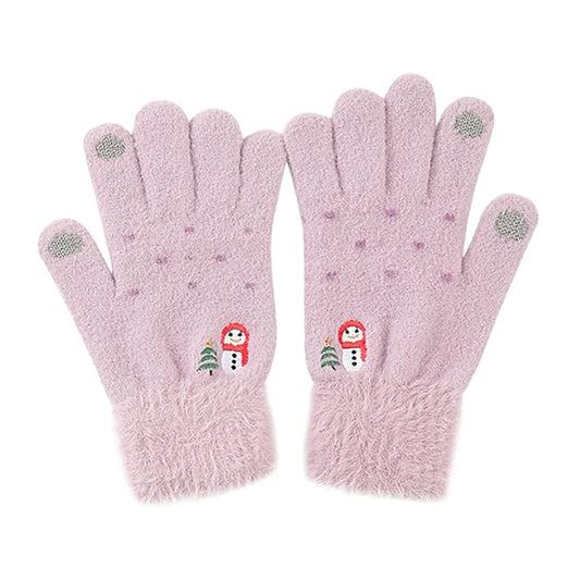 Zimske Taktile Rukavice za Dame Techsuit ST0011, Veličina 17cm, Ljubičasta
