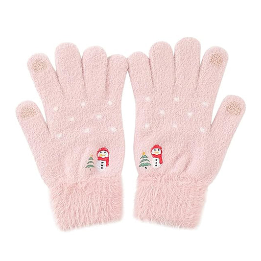 Zimske Taktile Rukavice za Dame Techsuit ST0011, Veličina 17cm, Roze