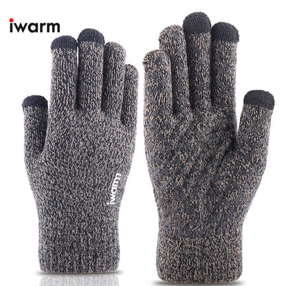 Zimske Taktile Rukavice Iwarm ST0005, Veličina 21cm, Siva