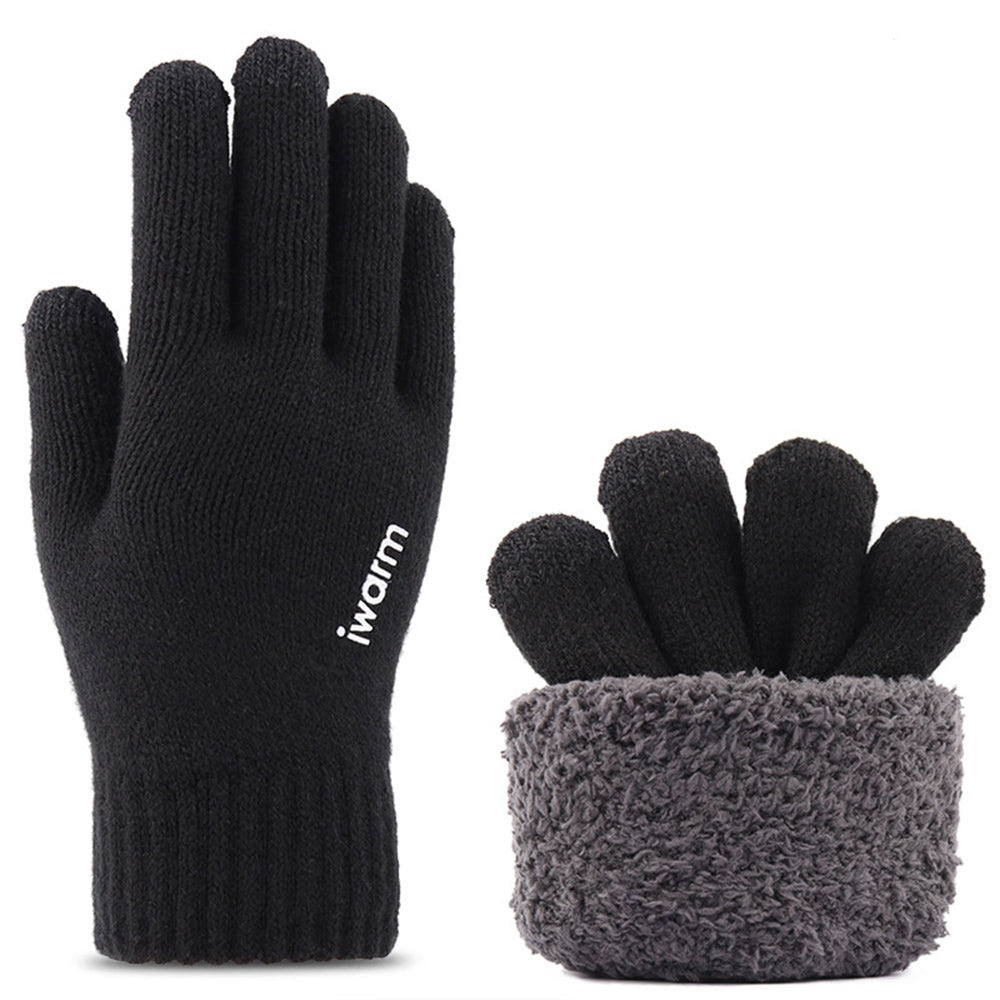 Zimske Taktile Rukavice Iwarm ST0005, Veličina 21cm, Crne