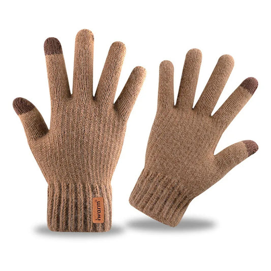 Zimske Taktile Rukavice Iwarm ST0016, Veličina 22cm, Braon