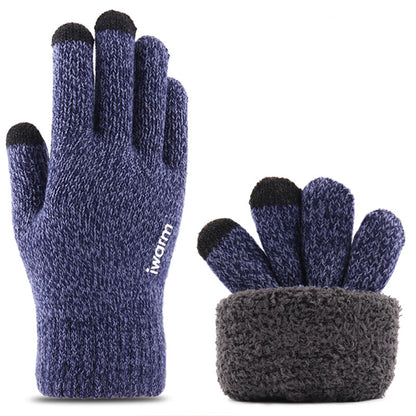 Zimske Taktile Rukavice Iwarm ST0018, Veličina 23cm, Plave