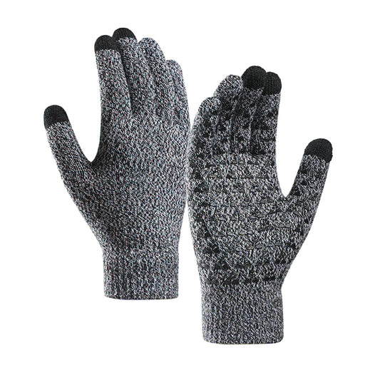 Zimske Taktile Rukavice Iwarm ST0018, Veličina 23cm, Crno Sive