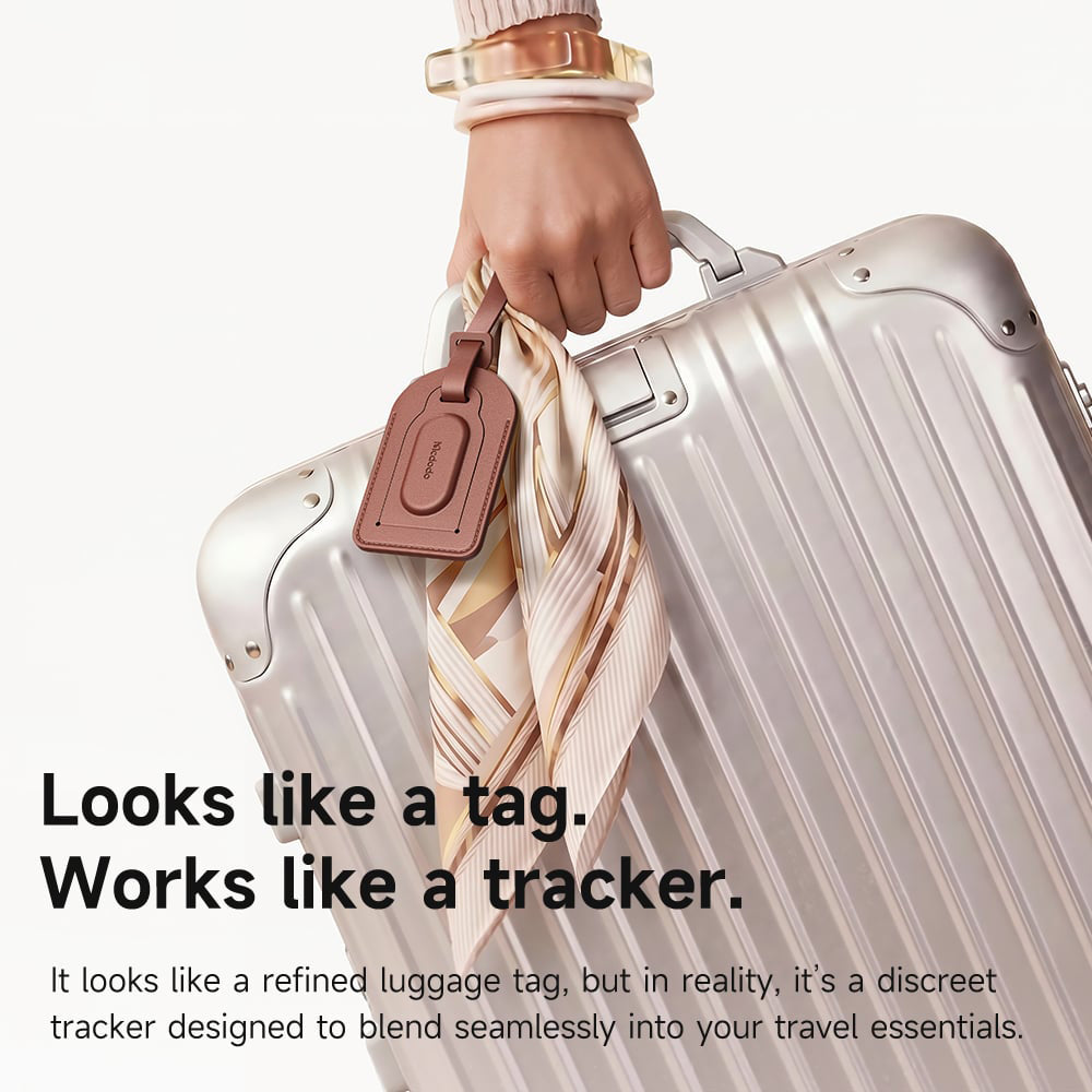 Mcdodo SmartTag Luggage Napa Pro AT-3790 za iOS Series, Crna