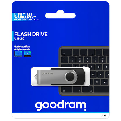 Eksterna memorija USB-A GoodRam UTS2, 64Gb UTS2-0640K0R11