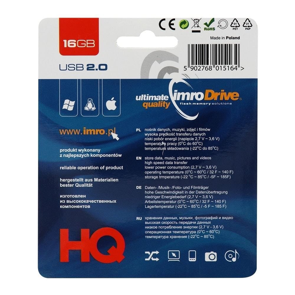 Eksterna memorija USB-A Imro, 16Gb